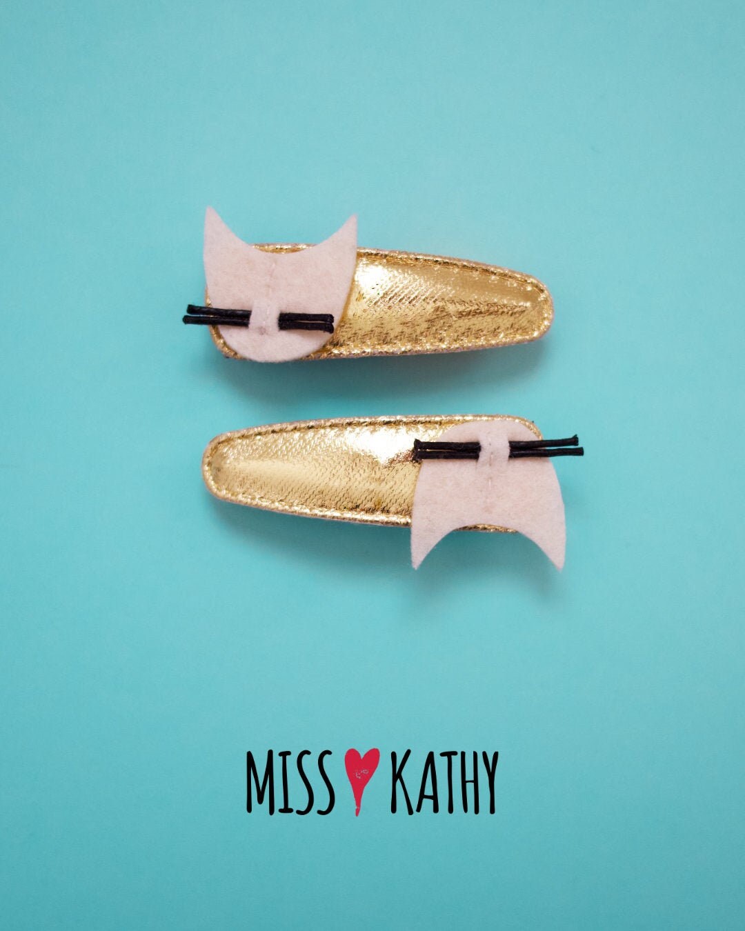 White Cat Hair Clip. Stylish Girls Hair Accessories. Etsy UK