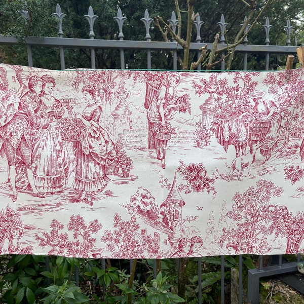 Toile de jouy vintage française (