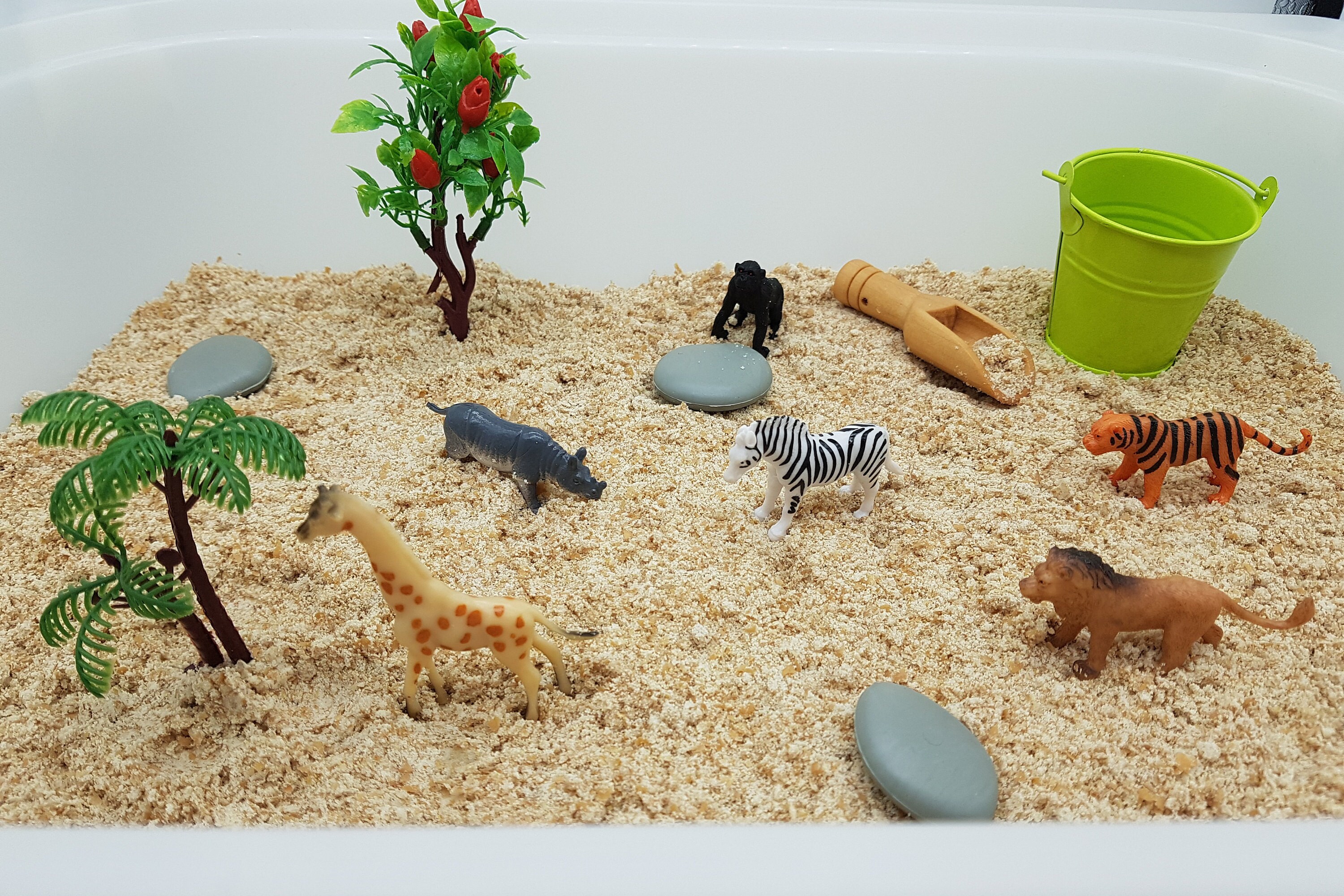 Zoo Animals Sensory Table