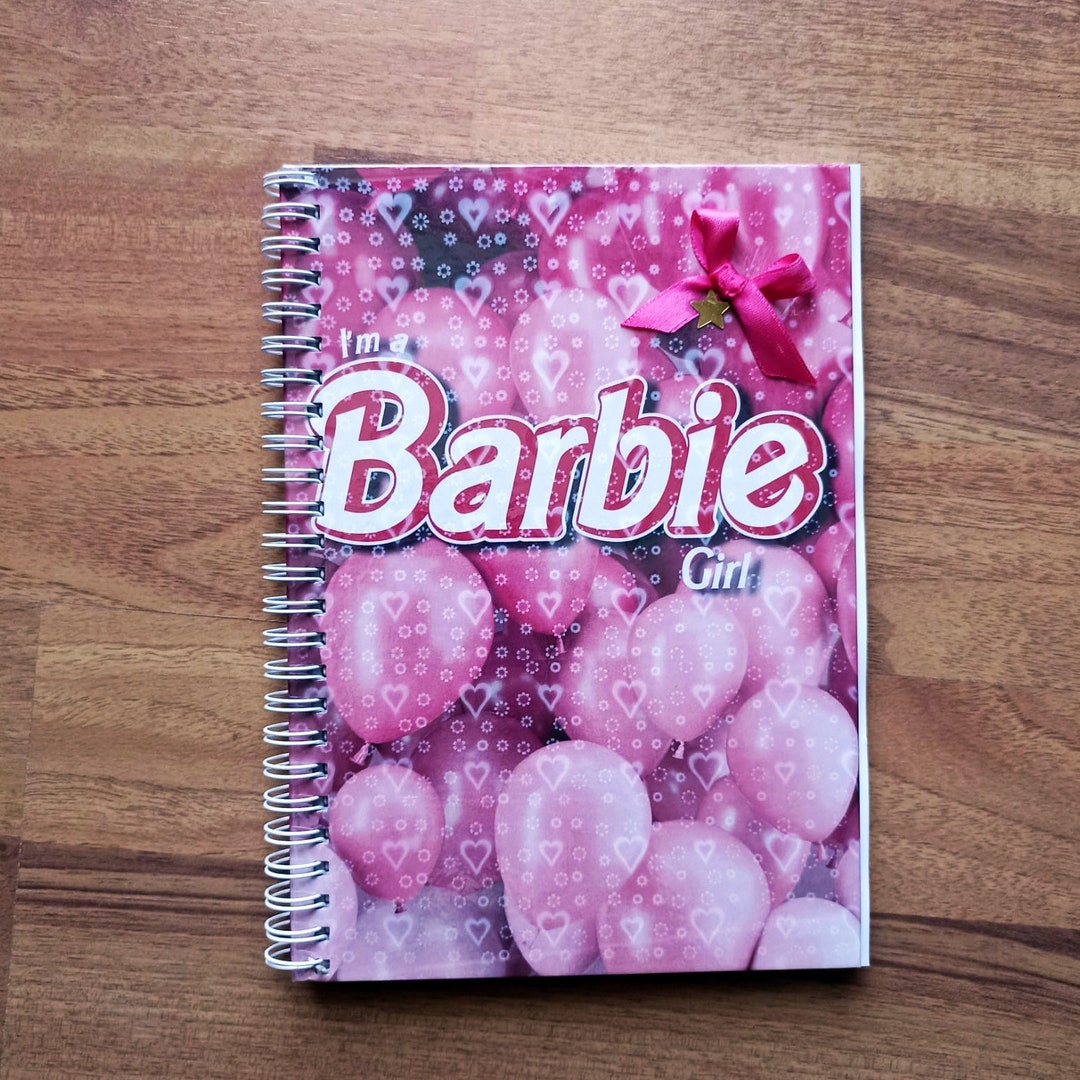 Barbie Spiral Notebook Weekly Planner Barbie Notebook Etsy UK