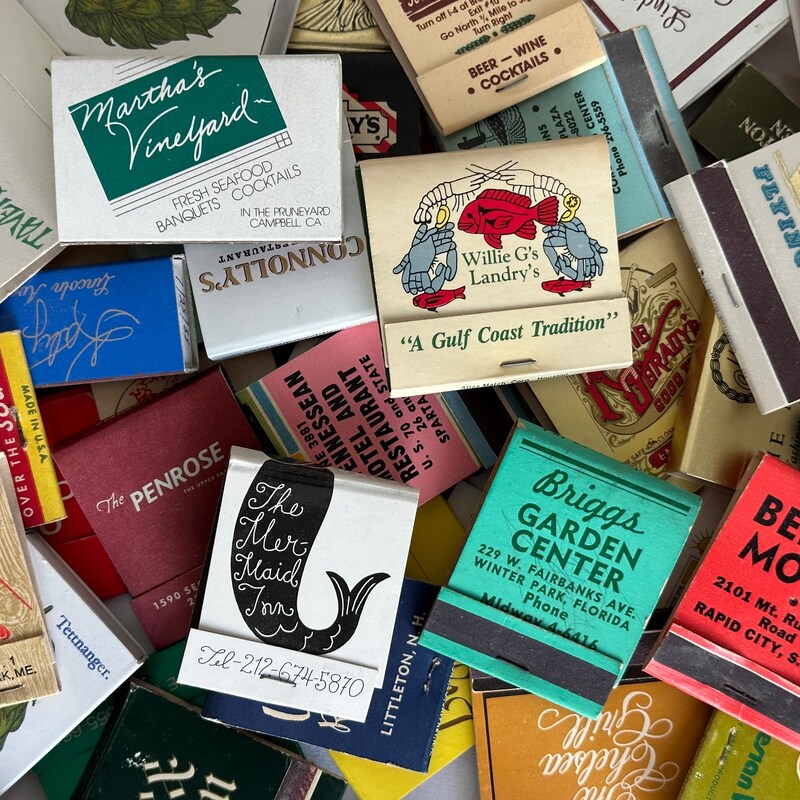 Vintage Matchbooks - Etsy