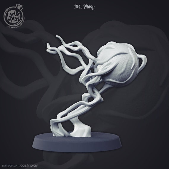 3 X Whisp Wisp By Cast N Play Resin 3d Print In Scales Etsy