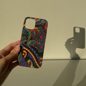 Retro Paisley Print | Vintage Fabric iPhone 12/12 Pro, iPhone 13 Pro Case | ROLLO ROLLO