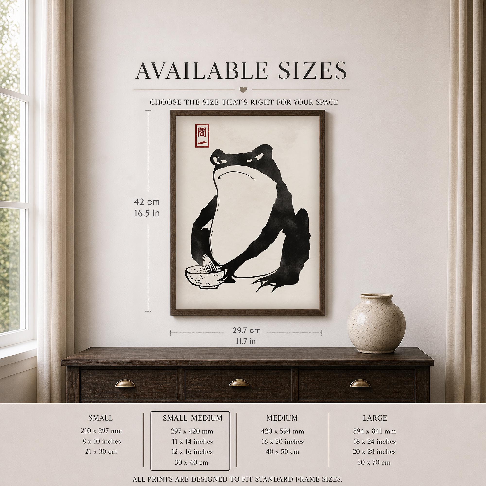 Frog by Matsumoto Hoji Japanese Art Print | Home Decor Wall Art - Etsy