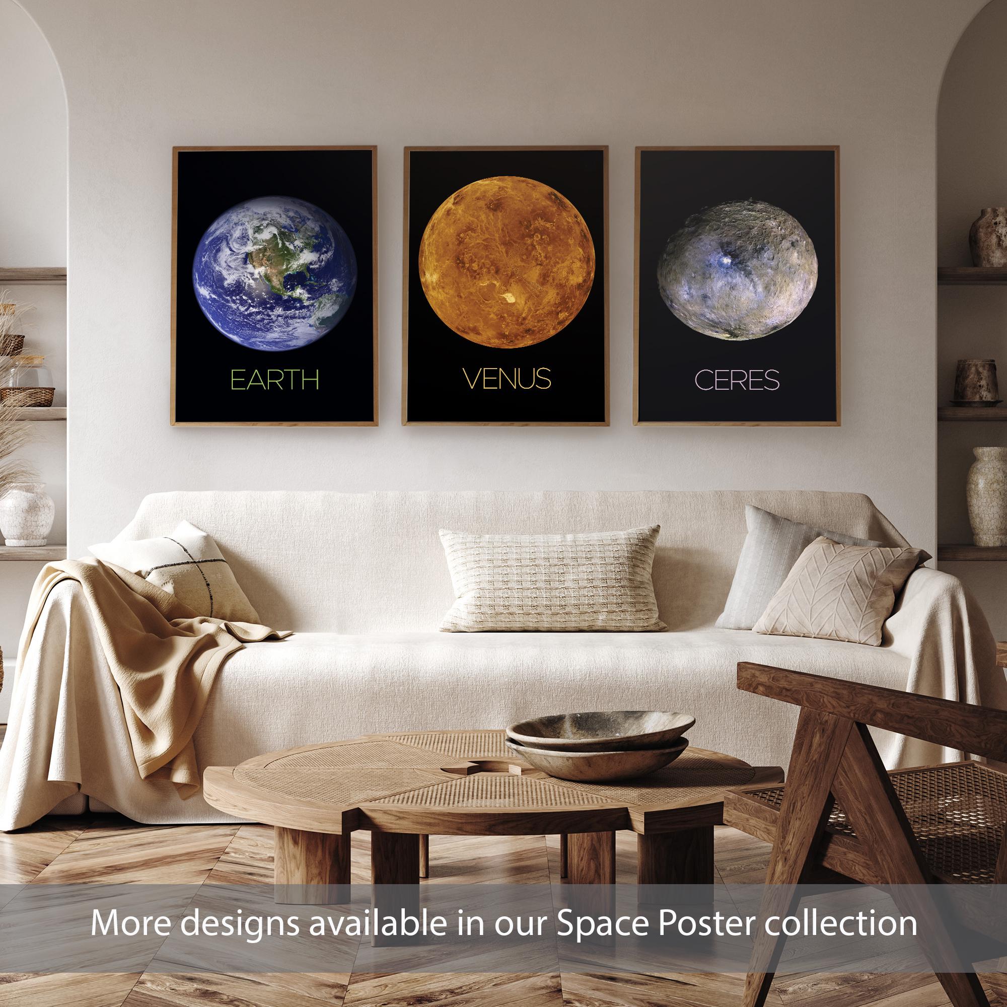 Venus NASA Space Travel Poster Print | Stars Planets Universe Cosmos - Etsy