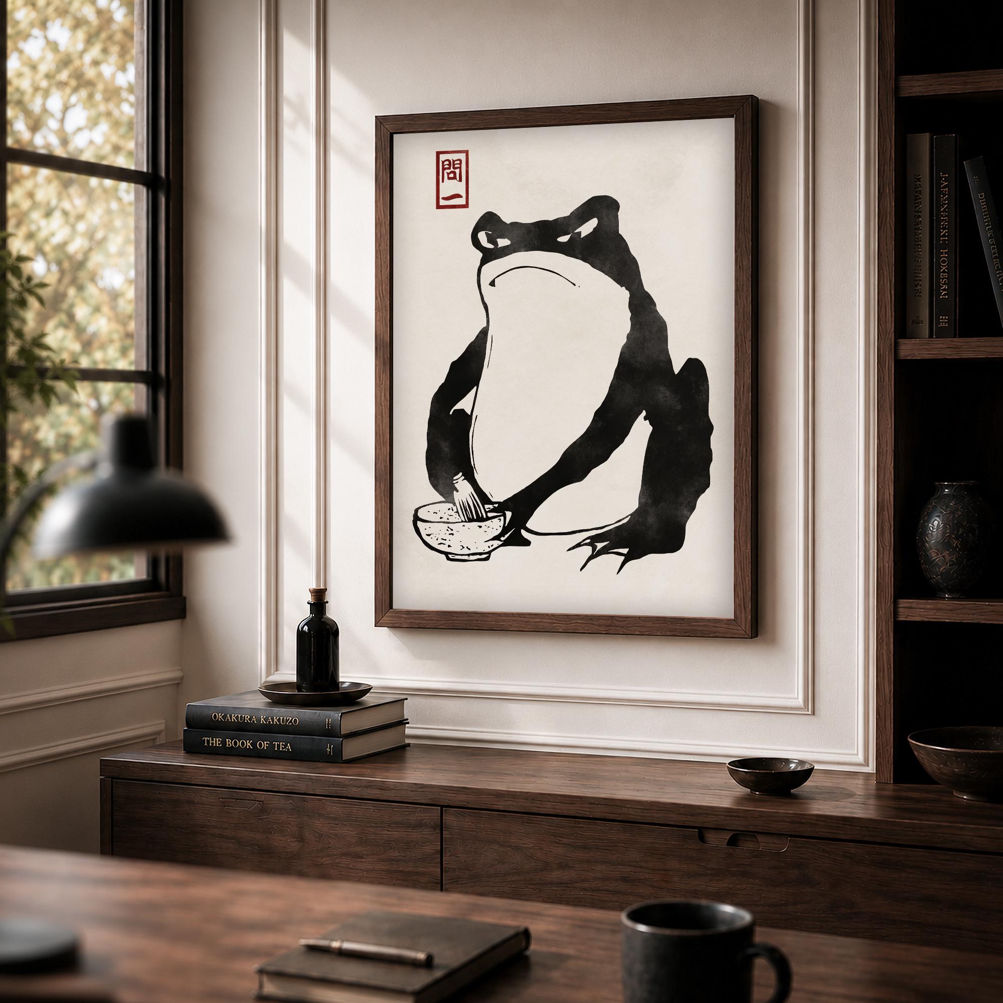 Frog by Matsumoto Hoji Japanese Art Print | Home Decor Wall Art - Etsy