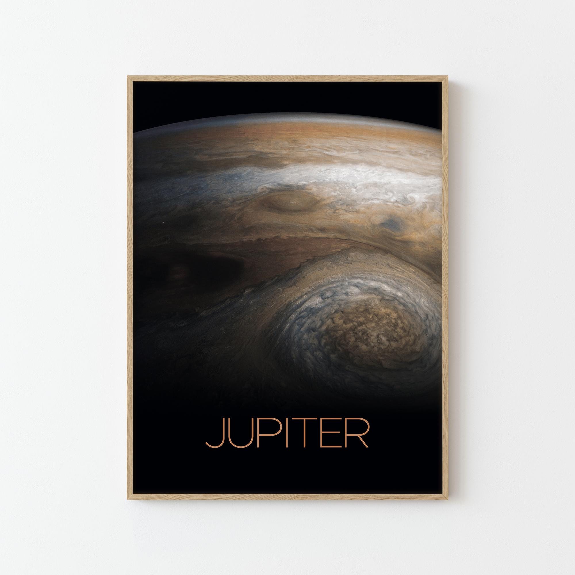 Jupiter NASA Space Travel Poster | Gift Ready Print | Stars Planets Universe Cosmos