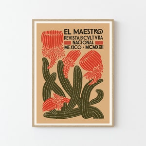 El Maestro Vintage Advertising Poster Fine Art Print | Home Decor