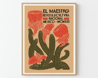 El Maestro Vintage Advertising Poster Fine Art Print | Home Decor