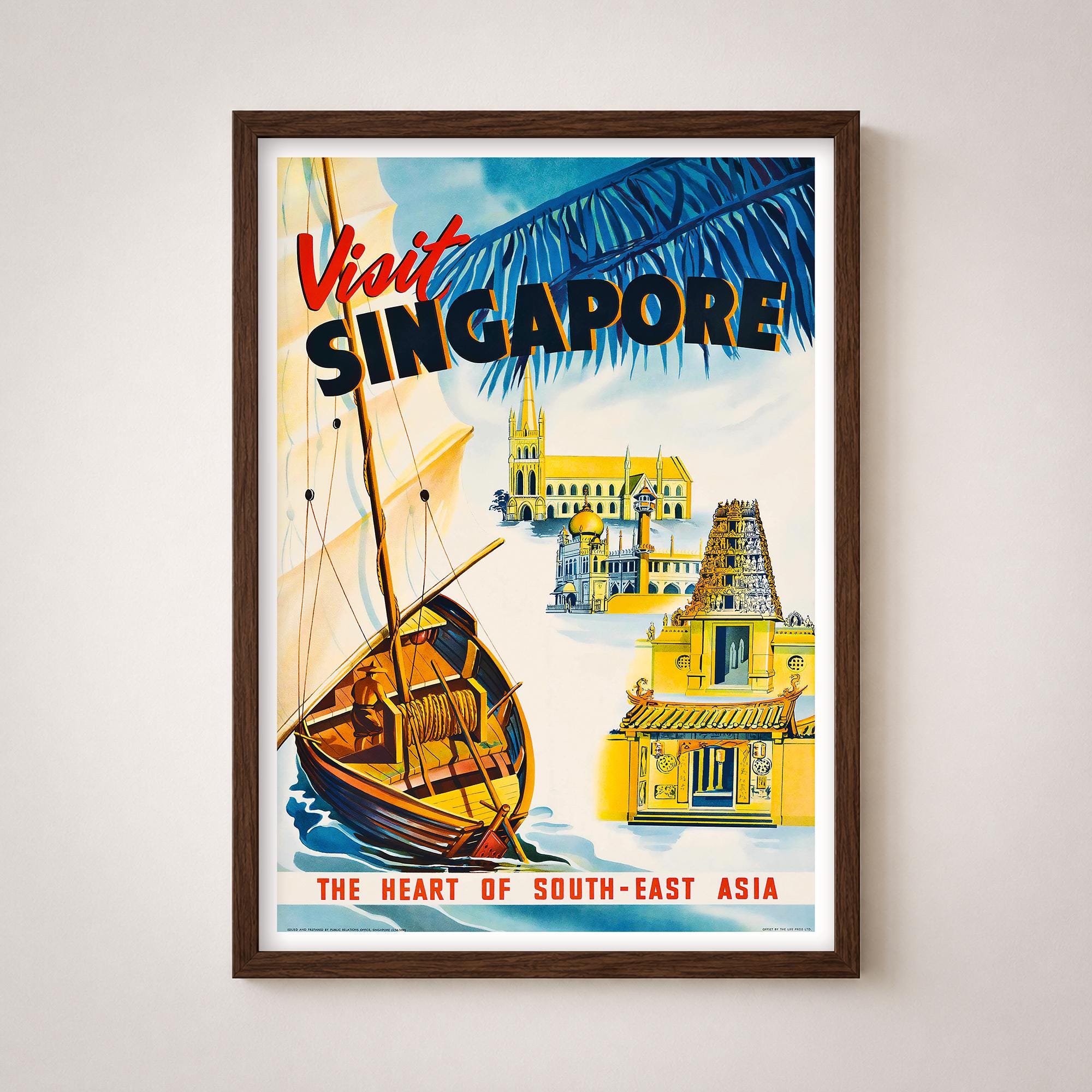 Singapore poster - Etsy 日本
