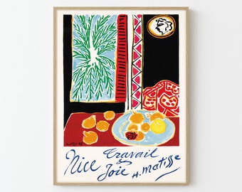 Frankreich Frankreich Vintage Reise Poster Fine Art Print | Wohnkultur | Kunstdruck