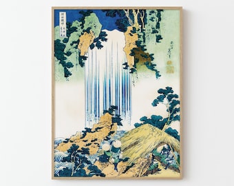 Yoro Wasserfall in der Mino Provinz Japanischer Kunstdruck | Wohndekor