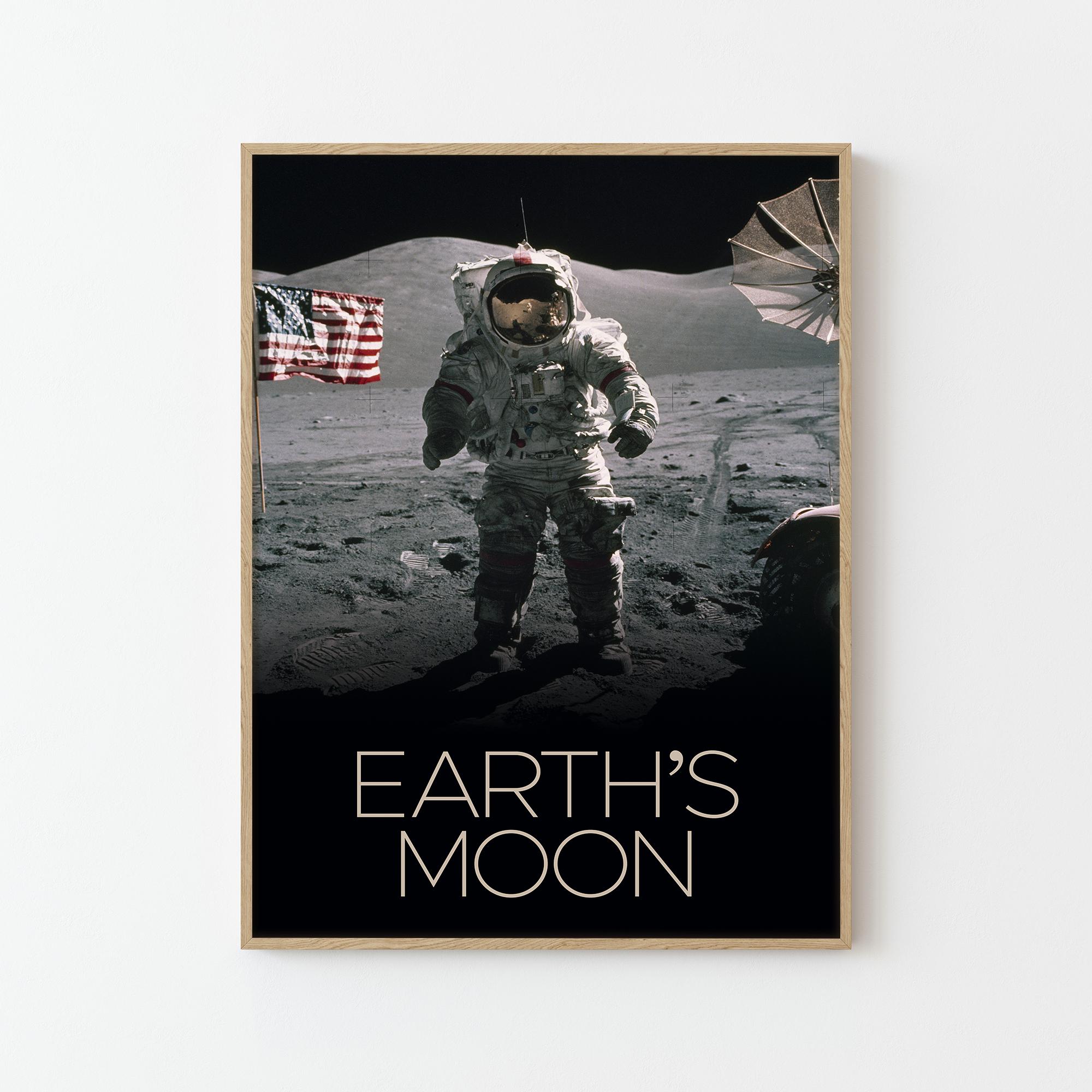 Moon NASA Space Travel Poster Print | Stars Planets Universe Cosmos - Etsy