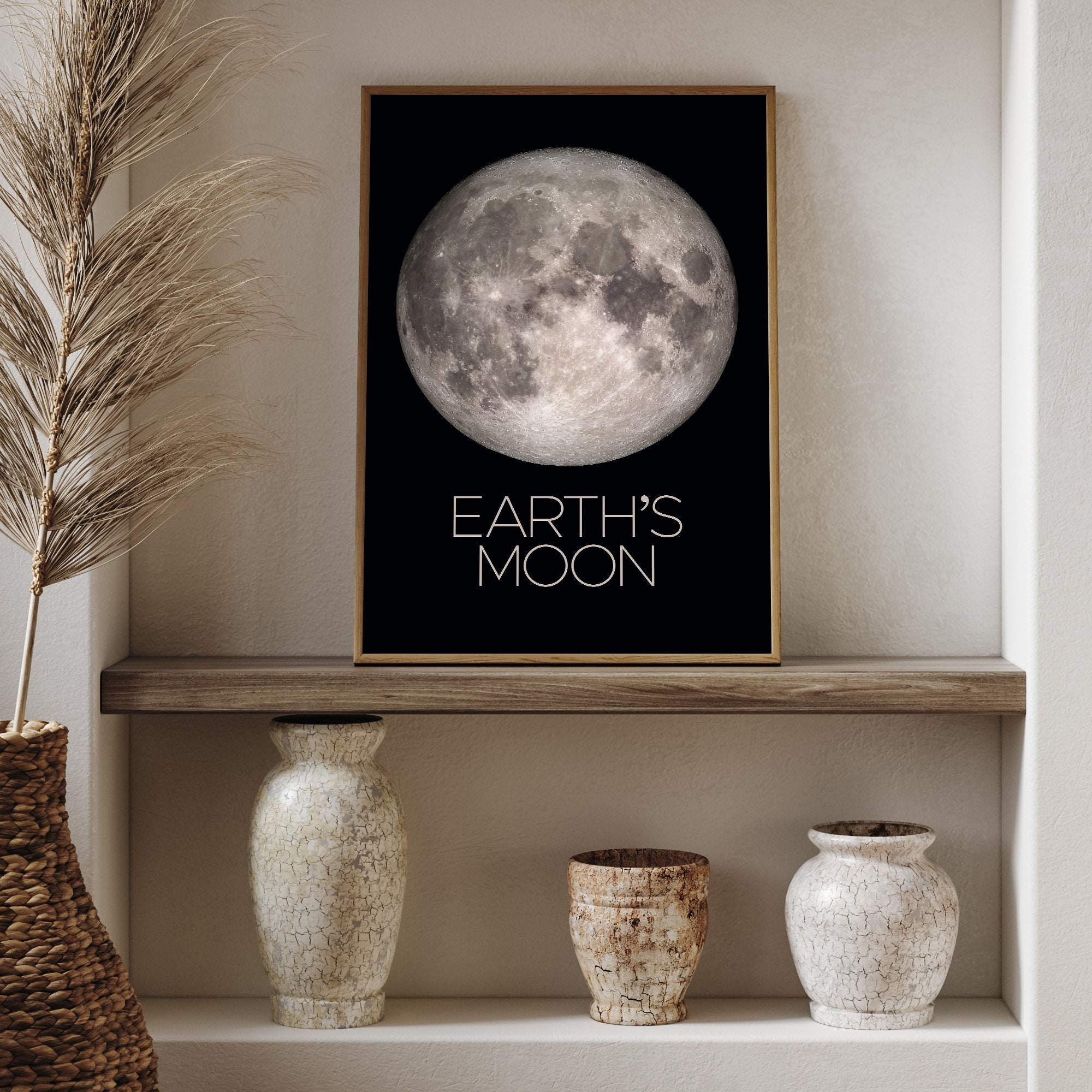 Moon NASA Space Travel Poster Print | Planet Wall Art | Home Decor - Etsy