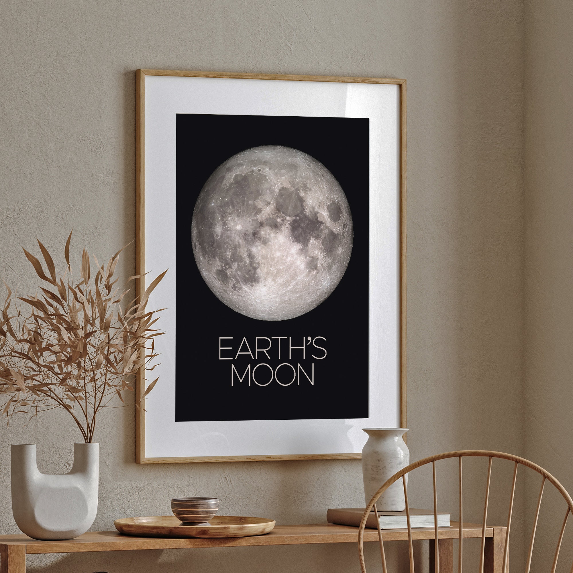 Moon NASA Space Travel Poster Print | Planet Wall Art | Home Decor - Etsy