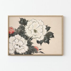Impression d'art japonaise de fleurs | Décoration d'intérieur