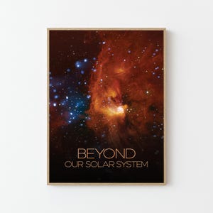 Milchstraße Space Travel Poster Print | Sterne Planeten Universum Kosmos