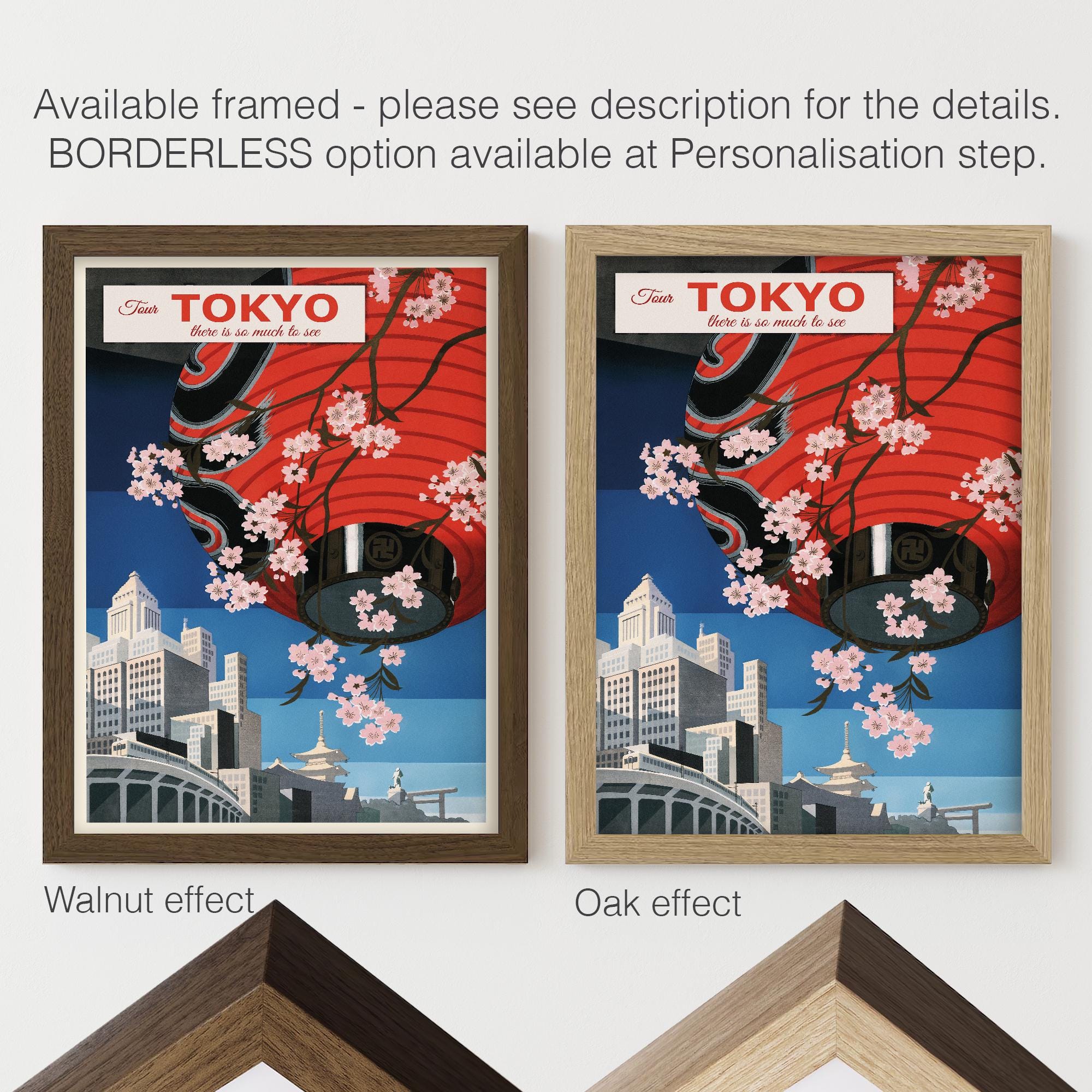 東京ヴィンテージ旅行ポスタープリント｜日本レトロ観光広告 - Etsy 日本