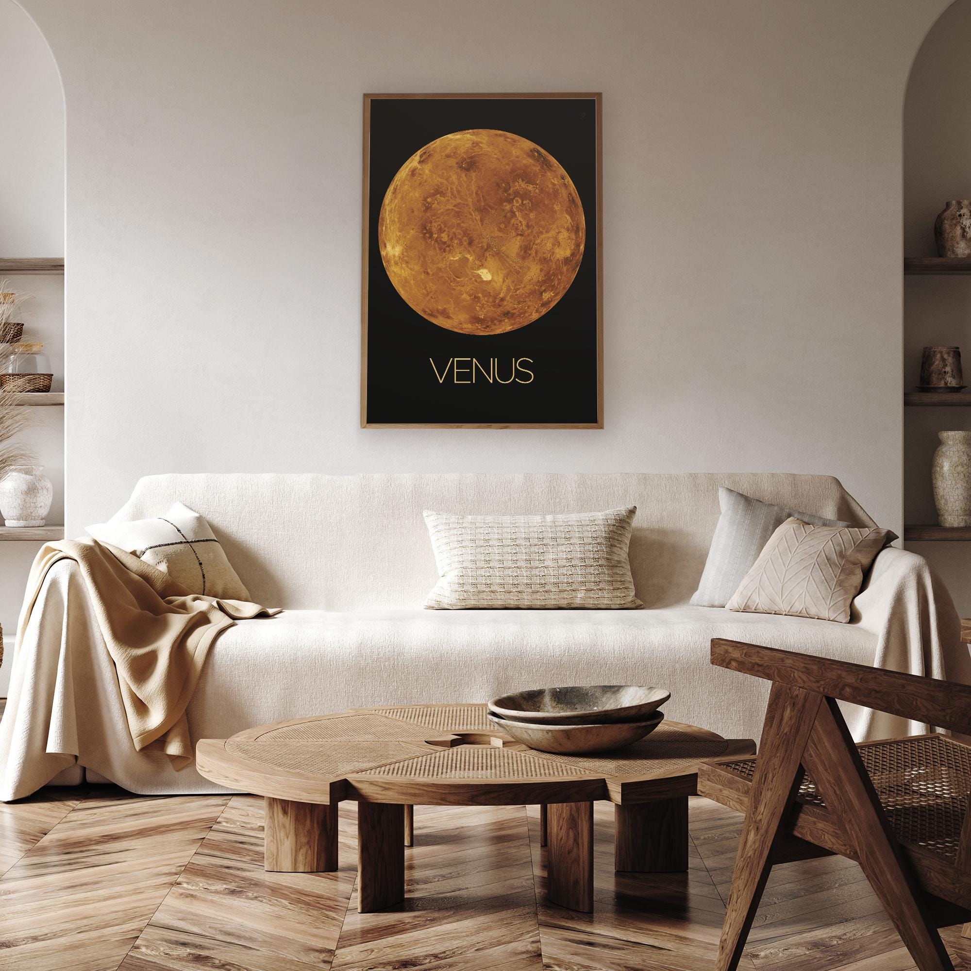Venus NASA Space Travel Poster Print | Stars Planets Universe
