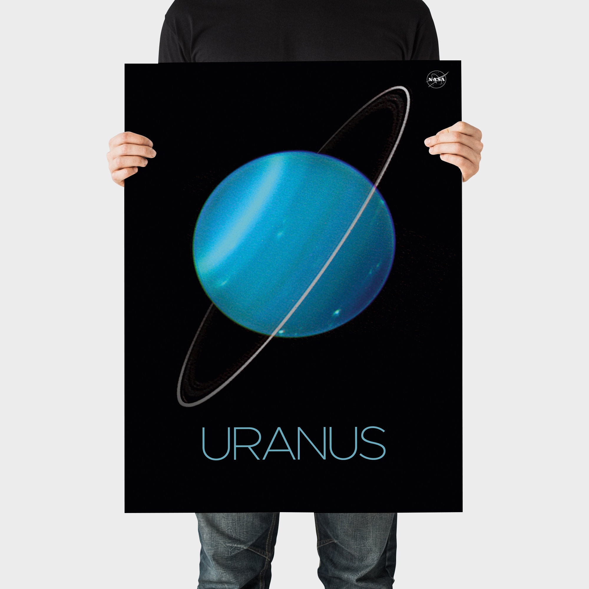 NASA Our / Uranus Poster Version C Etsy UK