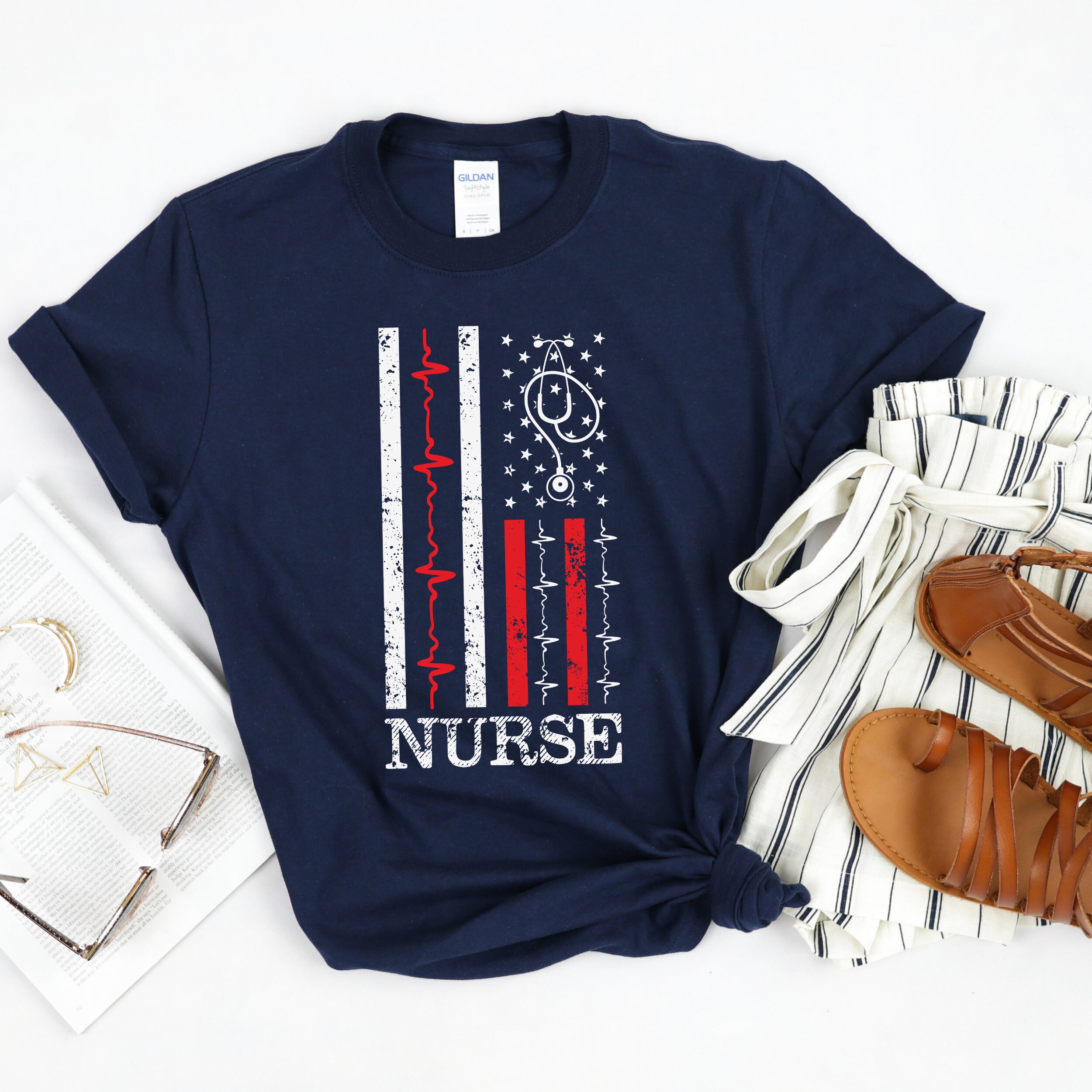 ER Nurse Shirt Essential Worker Gift Nurse Short-Sleeve Unisex T-Shirt Healthcare Workers Gift for Nurse ER Gift Essential Nurse Shirt