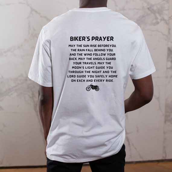 biker prayer t shirt