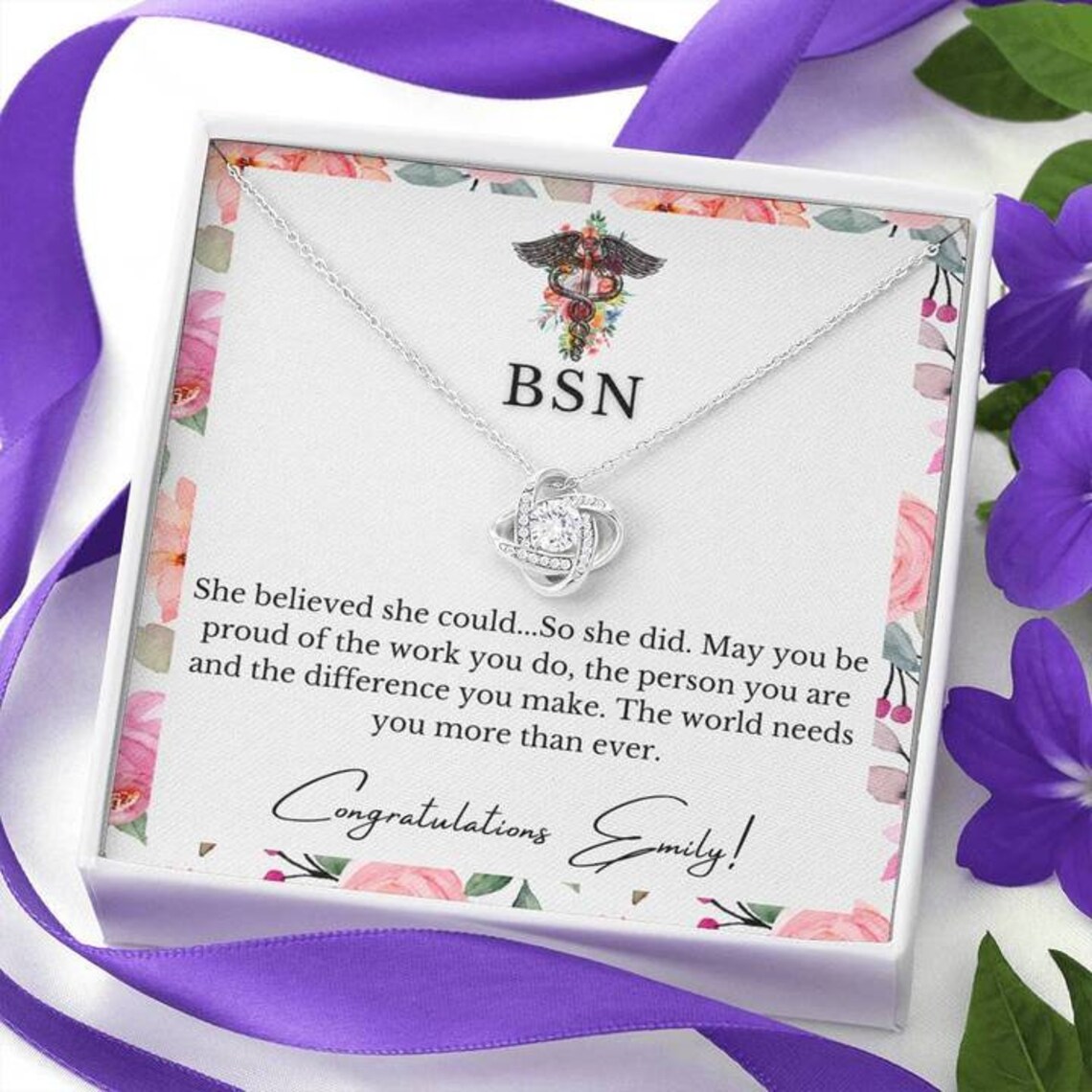 BSN Graduation Gift for her Bachelor of Science in Nursing Etsy