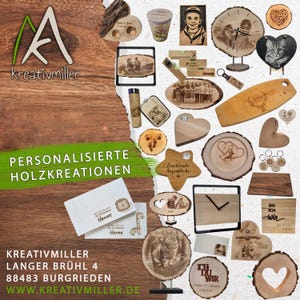 Rustic wooden clock made from a genuine tree slice – knot clock Ø25–28 cm – Handmade wall clock made of natural wood – Unique wooden wall decoration image 10