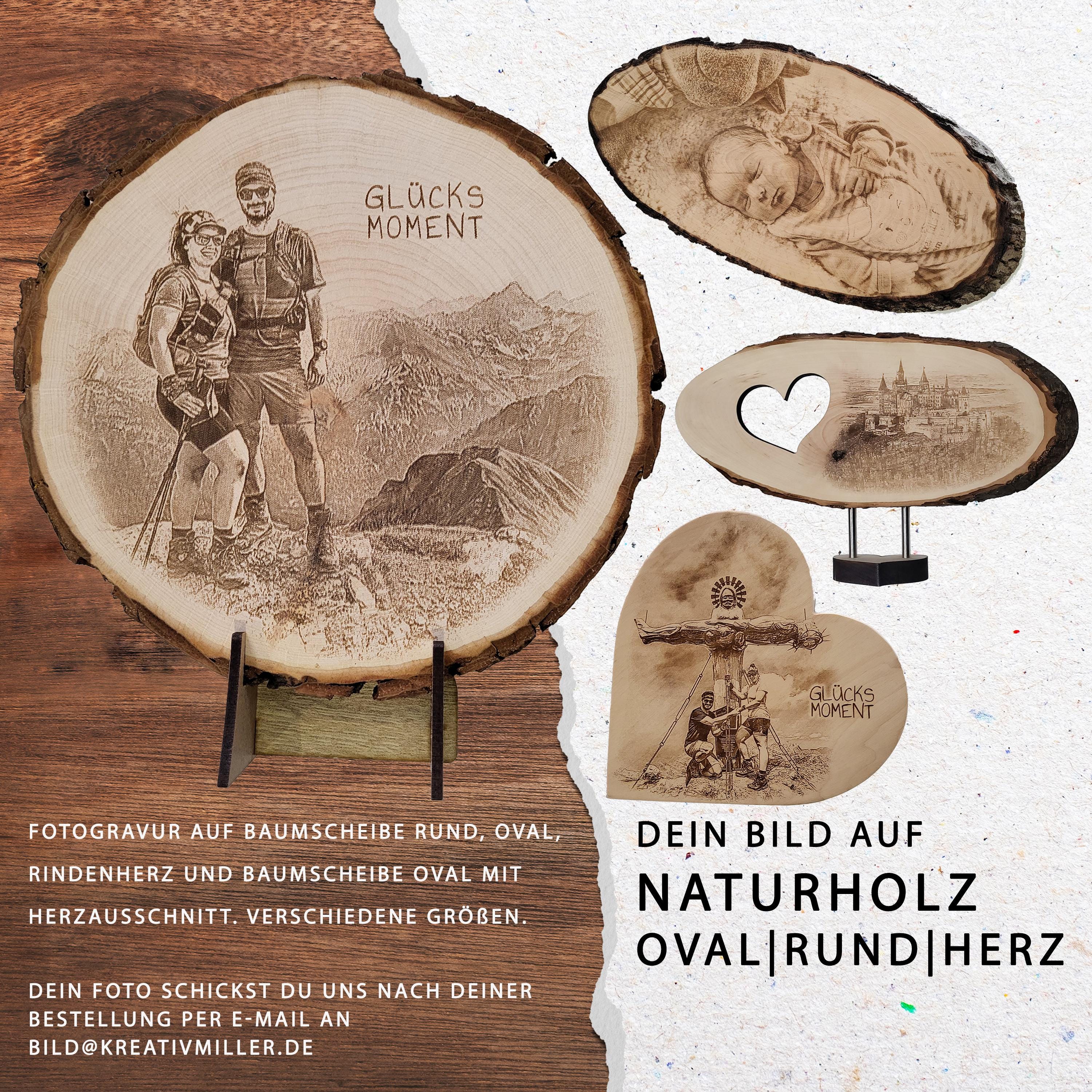 Baumscheibe aus holz