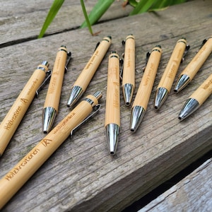Kugelschreiber Bambus mit Gravur | Stift | Persönlicher Stift