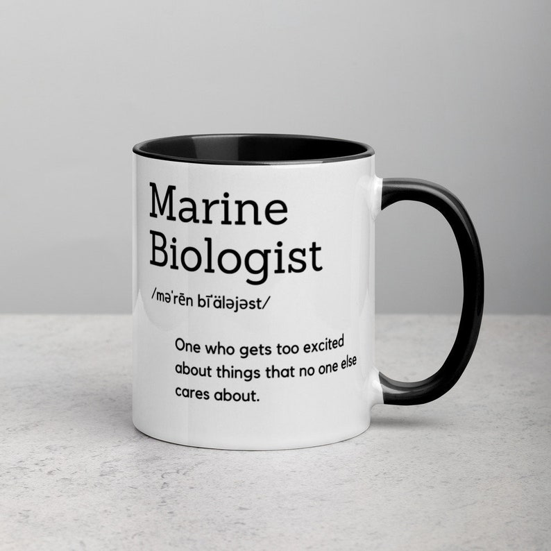 Marine Biology Gift for Marine Biologist Mug Etsy