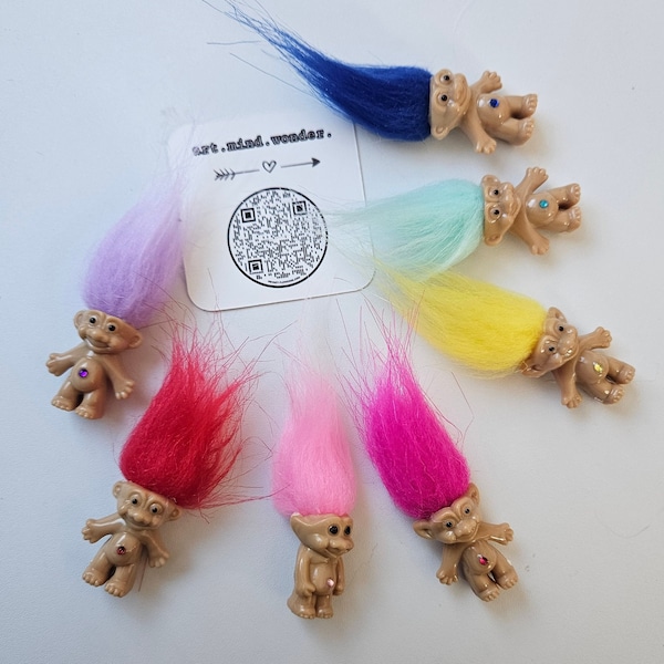 Tiny Treasures: Worry Doll, Troll Doll Choose Color