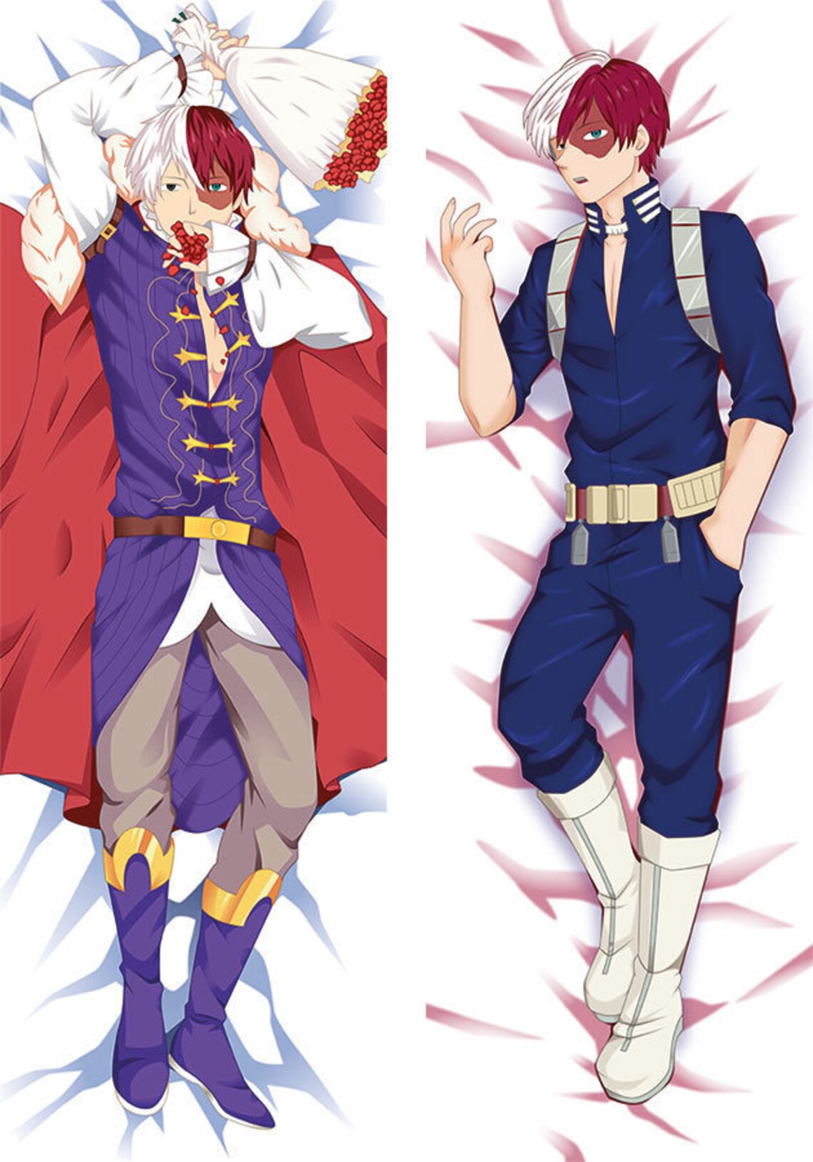 Dakimakura Todoroki Shoto Anime body pillow Anime Etsy