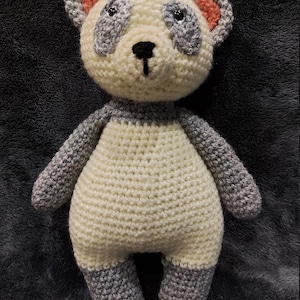 Stuffed toy panda, crocheted amigurumi panda, handmade, plush toy