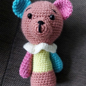 gehäkelter Bär, Bärchen, Bär, Teddy, Amigurumi, handgemachtes Spielzeug, Kuscheltier, Plüschtier