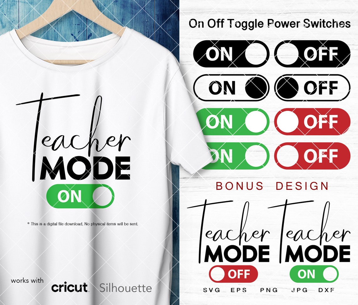 On off Toggle Power Switches SVG Shapes Svg Png Eps Dxf Jpg - Etsy