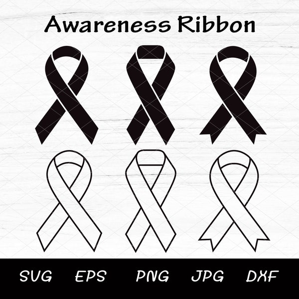 Cancer Ribbon Svg - Etsy