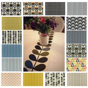 Handmade Table Runners made with Scandinavian style Fabrics Made to Order FREE TRACKED POSTAGE Choice of Size and Print