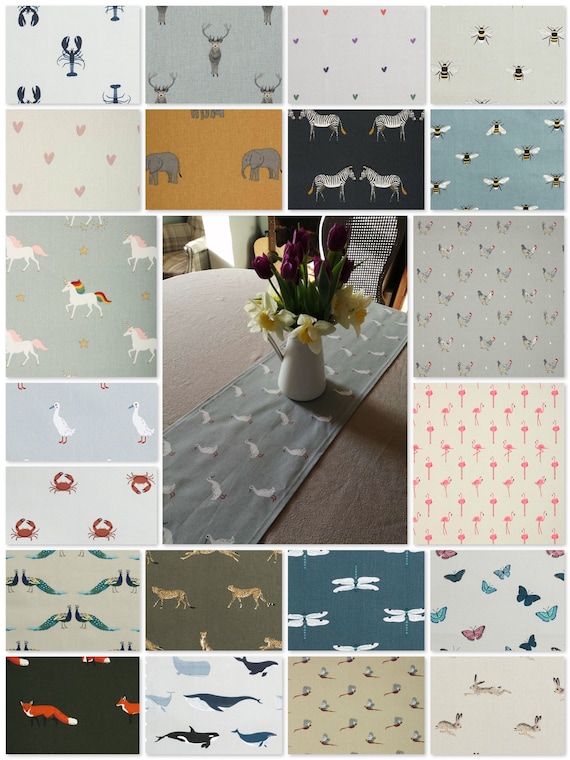 Handmade Table Runner: Sophie Allport Fabrics, Custom Size