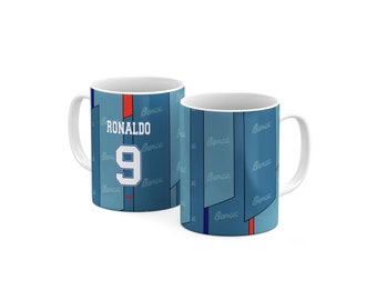 Barcelona Culés 1995-97 bortamöbelmugg | Personlig fotbollsfanmugg, personlig present, födelsedagspresent till pojkvän