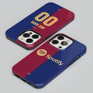 Barcelona Culés 2024-25 Home Kit Phone Case | for iPhone | for Samsung Galaxy | for Google Pixel | Football Soccer Birthday Gift