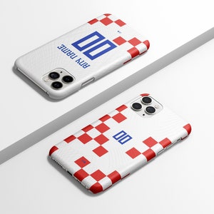 Croatia the Vatreni 2022 Football WC Home Kit Phone Case | iPhone 14 Case | Samsung Galaxy Case | Google Pixel Case | Father's Day Gift image 2
