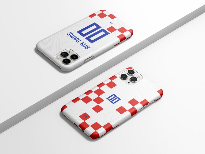 Croatia the Vatreni 2022 Football WC Home Kit Phone Case | iPhone 14 Case | Samsung Galaxy Case | Google Pixel Case | Father's Day Gift image 2
