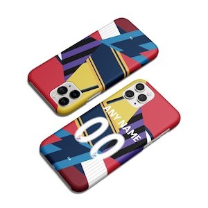 North London Gunners Mashup Retro Kit Phone Case | iPhone 14 Case | Samsung Galaxy Case | Google Pixel Case | Father&#39;s Day Gift