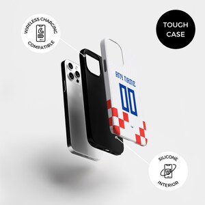 Croatia the Vatreni 2022 Football WC Home Kit Phone Case | iPhone 14 Case | Samsung Galaxy Case | Google Pixel Case | Father's Day Gift image 8