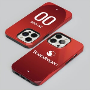 Manchester Red Devils 2024-25 Home Kit Phone Case | for iPhone | for Samsung Galaxy | for Google Pixel | Football Soccer Birthday Gift