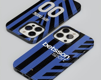 Inter Nerazzurri 2024-25 Home Kit Phone Case | for iPhone | for Samsung Galaxy | for Google Pixel | Football Soccer Birthday Gift