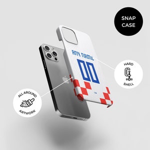 Croatia the Vatreni 2022 Football WC Home Kit Phone Case | iPhone 14 Case | Samsung Galaxy Case | Google Pixel Case | Father's Day Gift image 7
