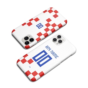 Croatia the Vatreni 2022 Football WC Home Kit Phone Case | iPhone 14 Case | Samsung Galaxy Case | Google Pixel Case | Father's Day Gift image 1