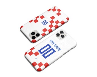 Croatia the Vatreni 2022 Football WC Home Kit Phone Case | iPhone 14 Case | Samsung Galaxy Case | Google Pixel Case | Father's Day Gift